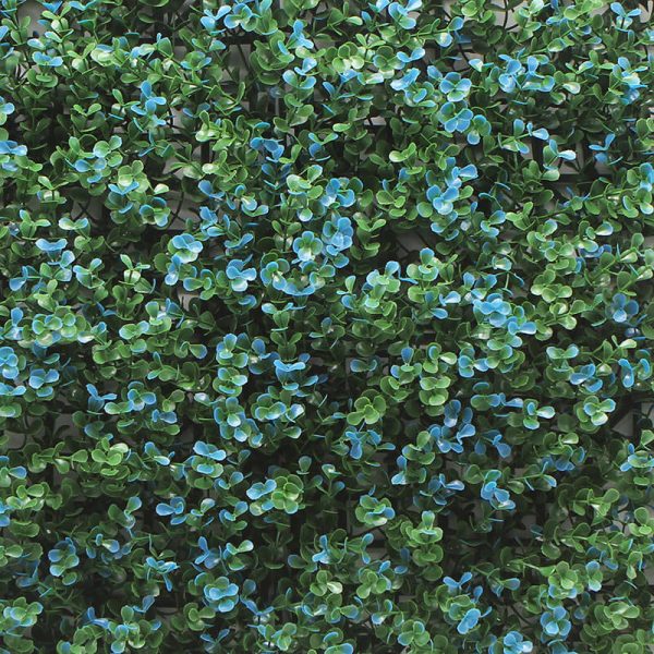 Artificial Blue Buxus Panel (Indoor or Outdoor)