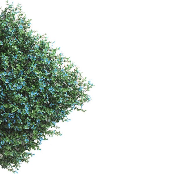 Artificial Blue Buxus Panel (Indoor or Outdoor)