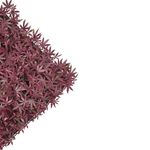 Artificial Red Maple Leaf Wall Panel