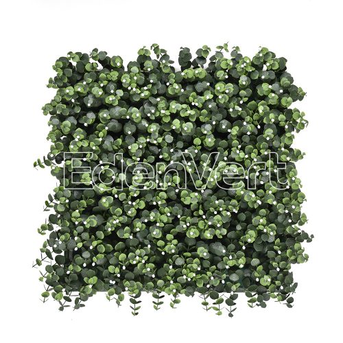 Seto Artificial White Flowering Artificial Eucalyptus Wall Panel