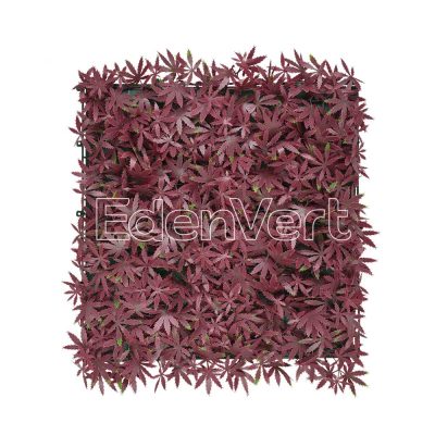 Artificial Red Maple Leaf Wall Panel