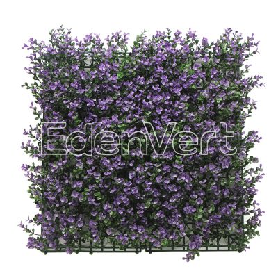 Decorative Artificial Purple Buxus Panel