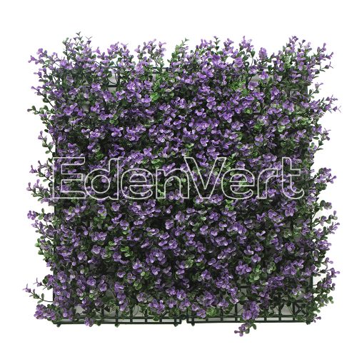 Seto Artificial Decorative Artificial Purple Buxus Panel
