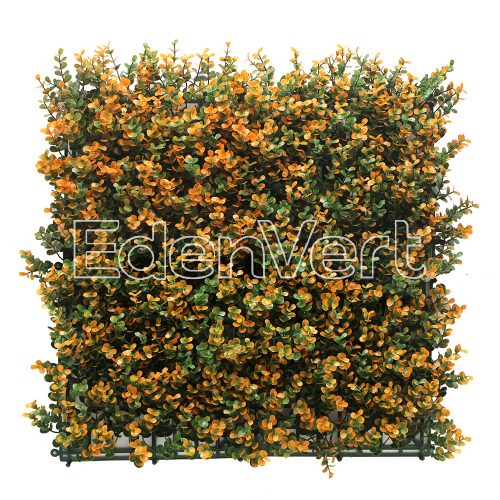 Seto Artificial Orange Buxus Panel for Commercial / Home Decoration