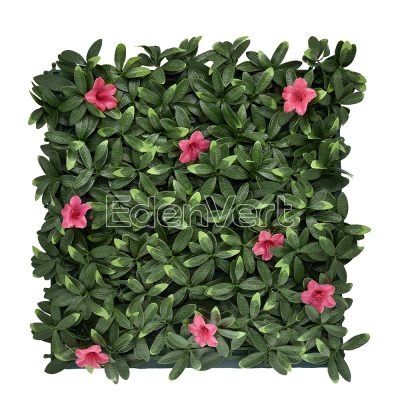 Long-Lasting Azalea Pink Hedge Panel