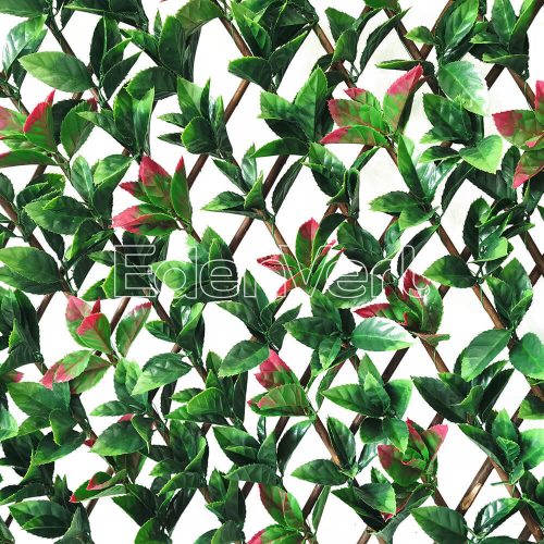 Valla Artificial Artificial Photinia Willow Fence Cover