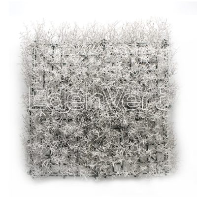 White Snowflake Artificial Hedge Grass Wall
