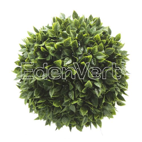 Topiarios Artificiales Rose Leaf Topiary Ball Hanging Ornament