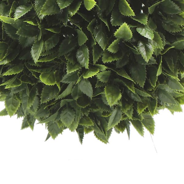 Rose Leaf Topiary Ball Hanging Ornament