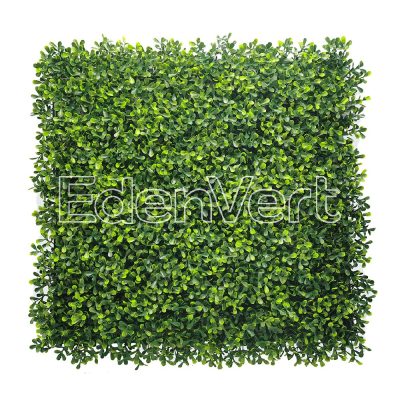 Faux Green Pittoso Leaf Privacy Fence Panel