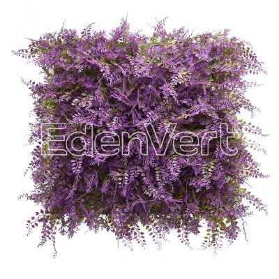 Artificial Premium Purple Fern Wall Panel