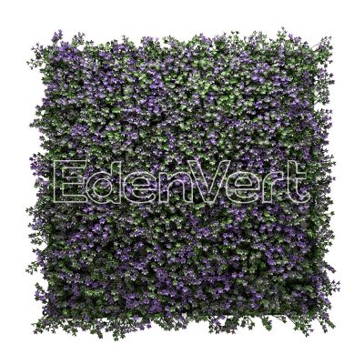 Purple Gypsophila Artificial Wall Panel