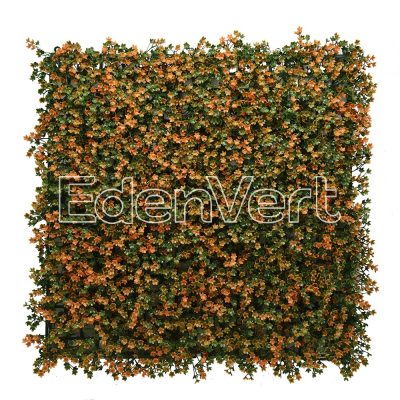 Orange Gypsophila Artificial Wall Panel
