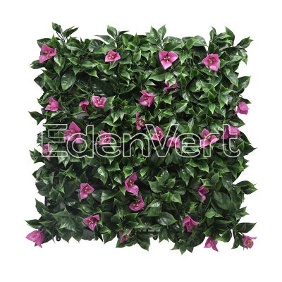 Artificial Bougainvillea Leaf Mat Wall Panel