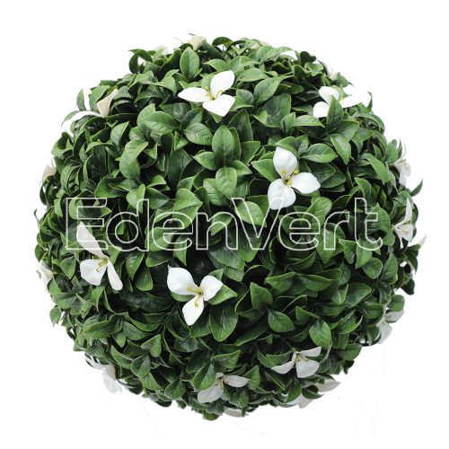 Topiarios Artificiales Artificial Topiary Ball of White Gardenia