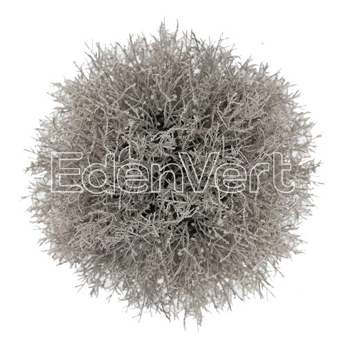 Topiarios Artificiales Grey Snowflake Artificial Grass Plant Ball