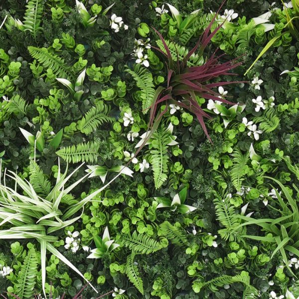 White Domain Vertical Garden Wall 1m x 1m
