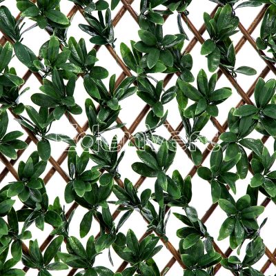 Artificial Azalea Leaves Willow Fence Panel