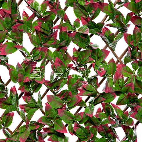 Valla Artificial Decorative Red Photinia Willow Fence