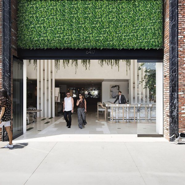 Artificial Luxury Gentle Jungle Green Wall