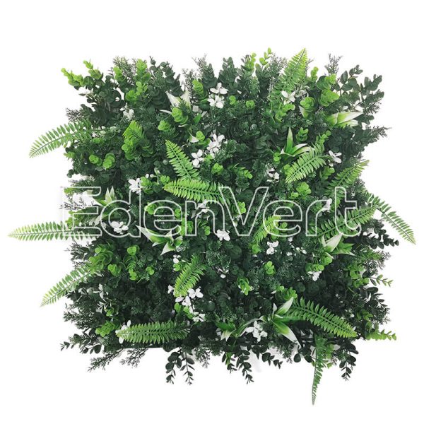 Artificial Luxury Gentle Jungle Green Wall