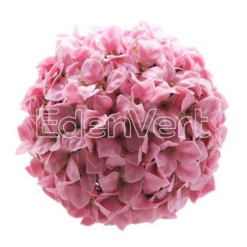 Topiarios Artificiales Gardenia Pink Topiary Ball for Wedding Decoration