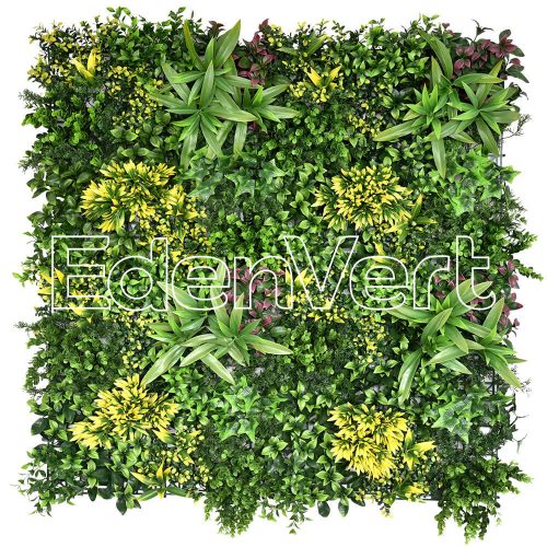 Jardín Vertical Artificial Vibrant Fireworks Artificial Plant Panel