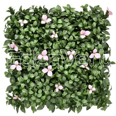 Pink Gardenia Artificial Greenery Panel