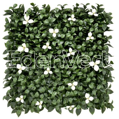 White Gardenia Artificial Greenery Panel