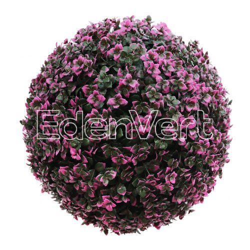 Topiarios Artificiales Purple Pachysandra Decorative Plastic Ball