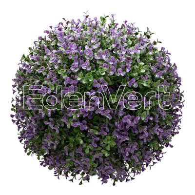 Purple Buxus Hanging Ball for Party Decoration