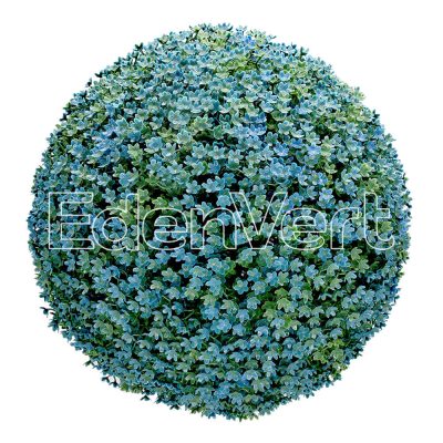 Blue Gypsophila Topiary Ball Balcony Decoration