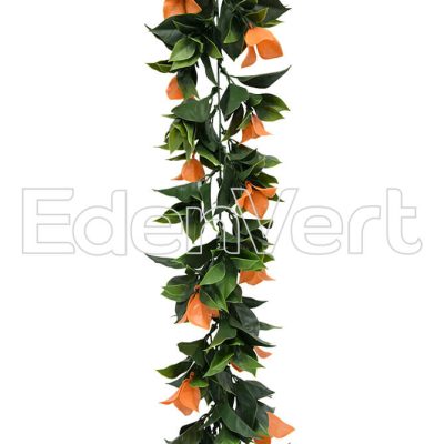 Orange Bougainvillea Artificial Vines for Wedding