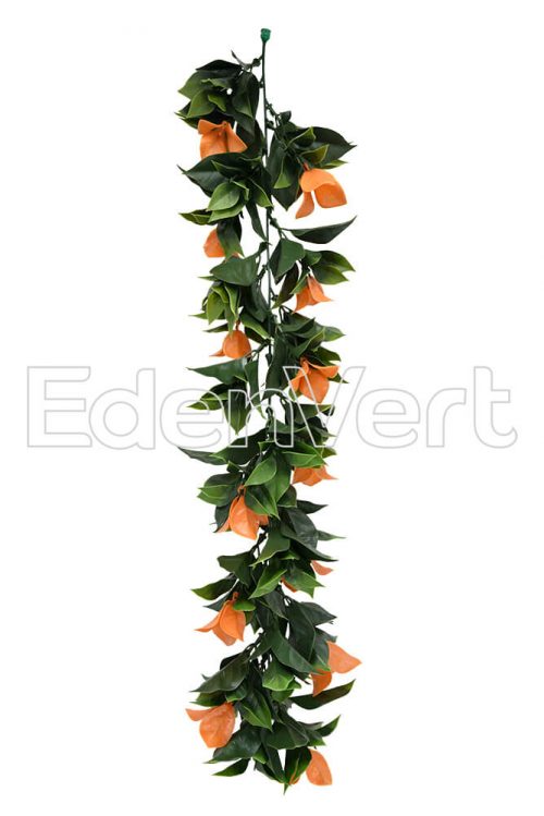Enredaderas Artificiales Orange Bougainvillea Artificial Vines for Wedding