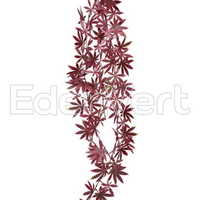 Red Maple Faux Hanging Plants Decoration
