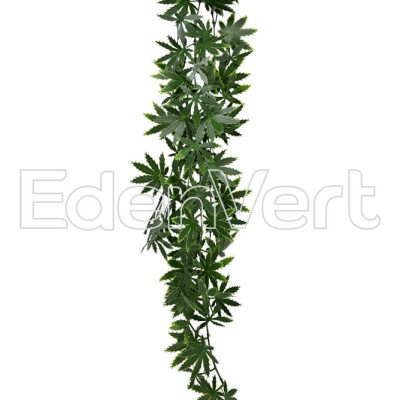 Green Maple Faux Hanging Plants Decoration