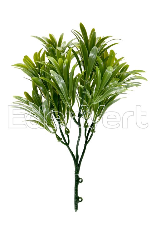 Ramas Artificiales Faux Podocarpus Greenery Stems for Decoration