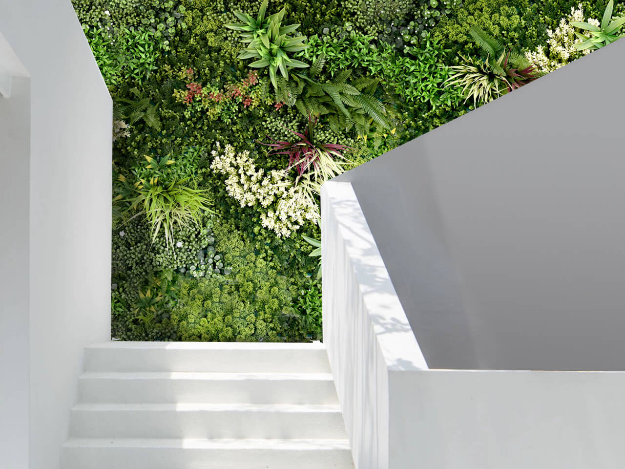 Outdoor Artificial Plant Wall 1 outdoor artificial plant wall