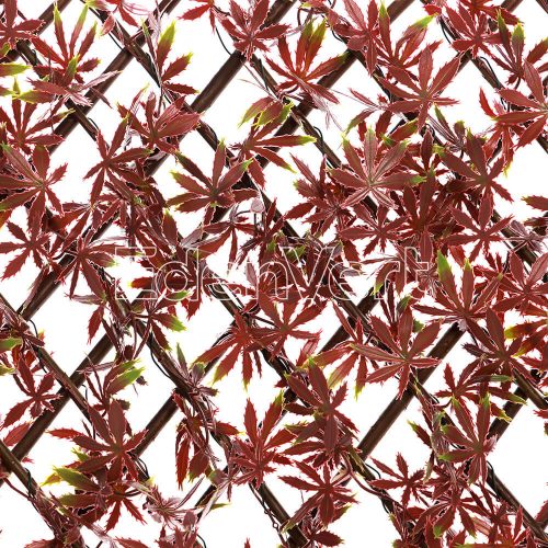 Valla Artificial Red Maple Willow Fence for Privacy Screening