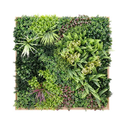 Marco de Jardín Vertical HeraB Framed Artificial Green Foliage Art