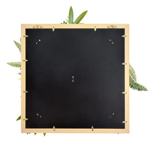 RheaB Hanging Artificial Plants with Wooden Frame
