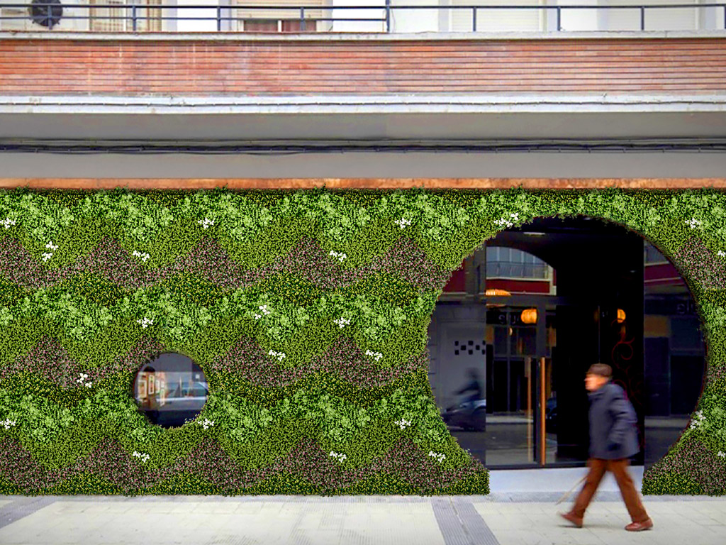 GAIN PRIVACY WITH VERTICAL GARDEN WALLS 1 gain privacy with vertical garden walls