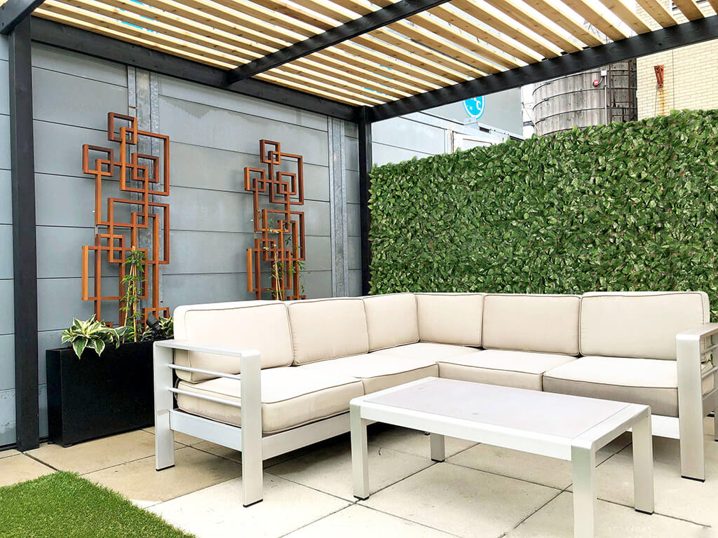 ARTIFICIAL HEDGE PRIVACY SCREEN 1 artificial hedge privacy screen