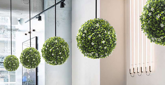 Referencias 14 EdenVert Artificial Topiary Balls Projects for Commercial Areas