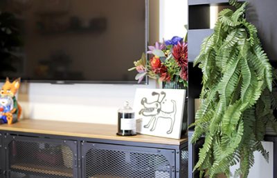 Enredaderas artificiales para la sala de estar