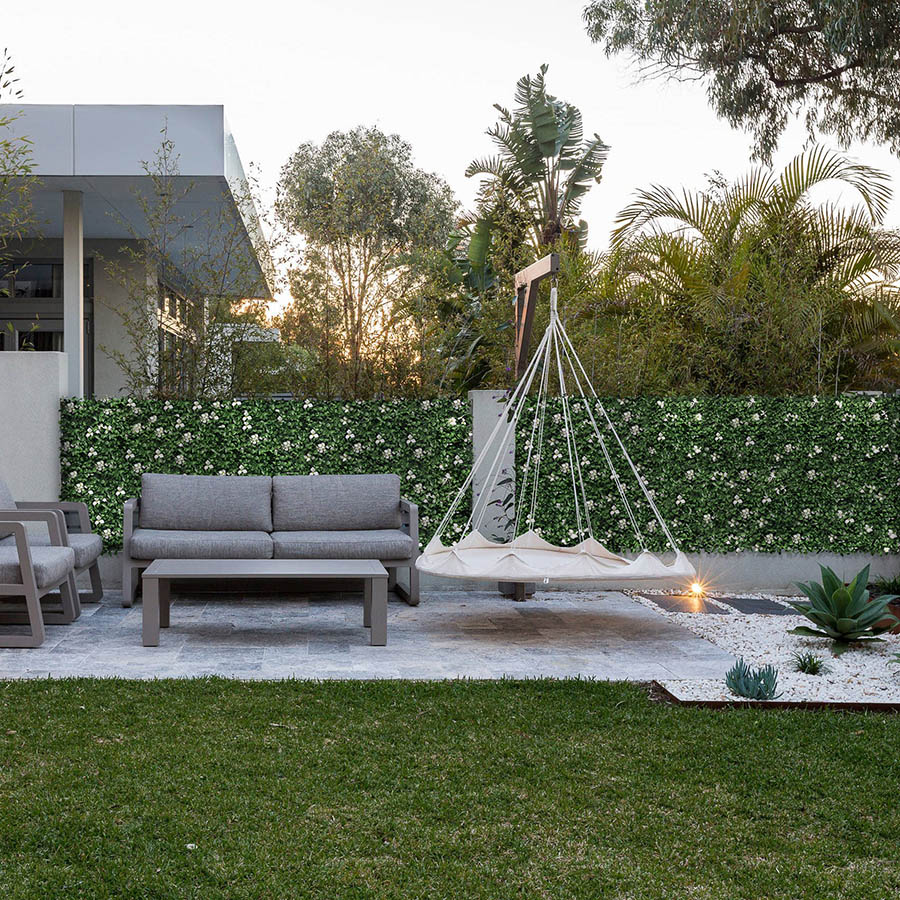 fake plant wall privacy screen