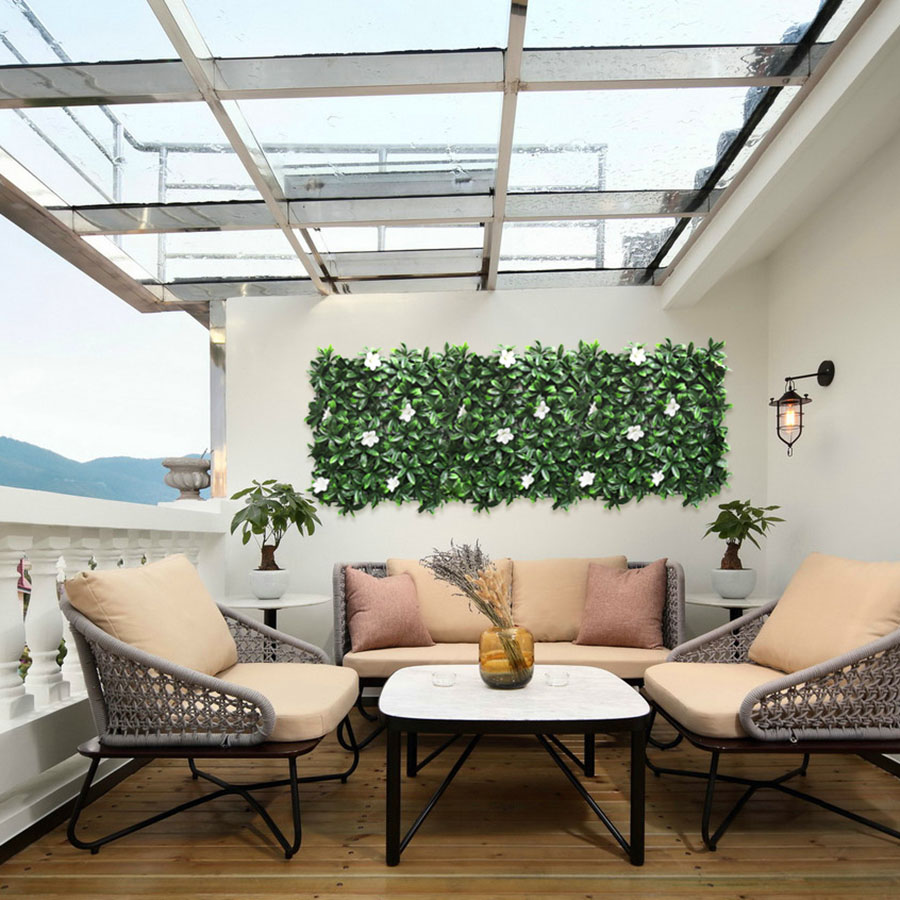 fake living wall for balcony