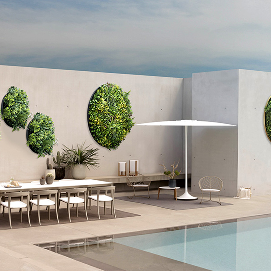 vertical garden frames decor