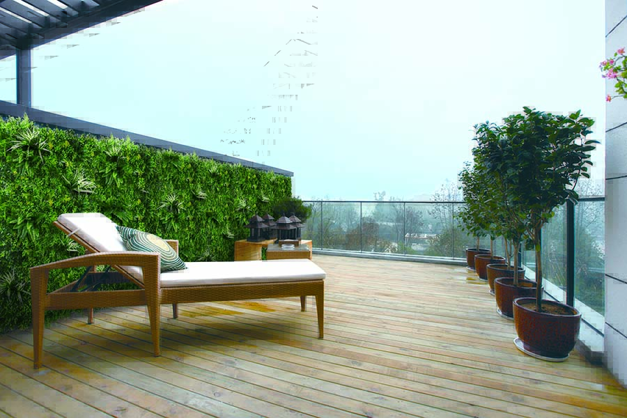 Install Artificial Hedges onto a Metal Fence