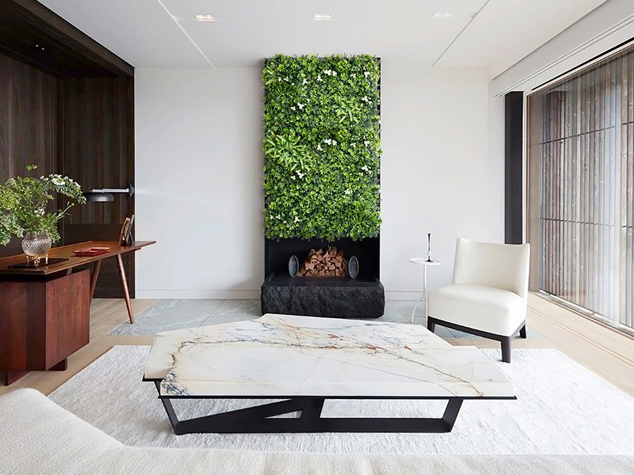 artificial green wall for living room